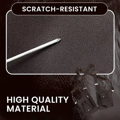 Double Shoulder Strap Multi-Pocket Outdoor Anti-Theft Tactical Fishing Bag Waterproof PU Multi-Purpose Men'S Crossbody Bags